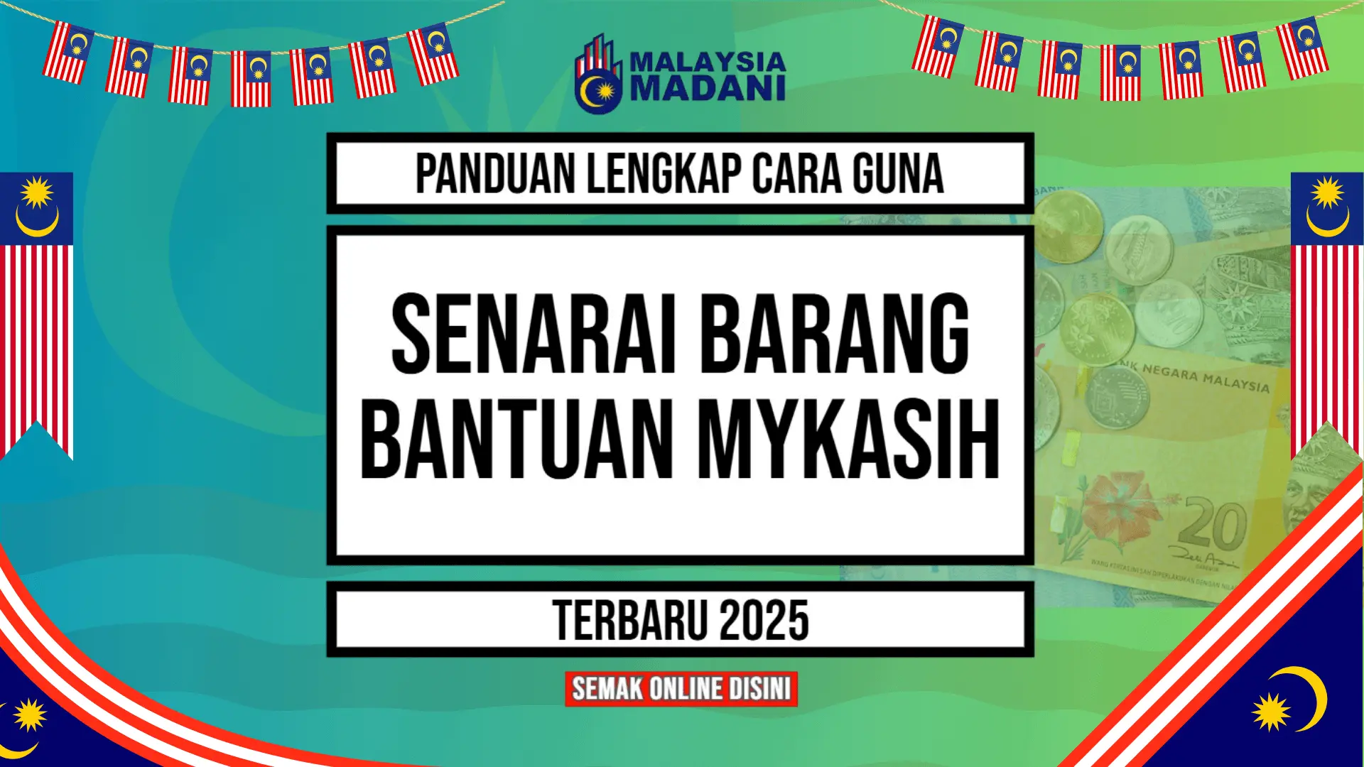 MyKasih 2025: Senarai Barang & Cara Guna MyKad